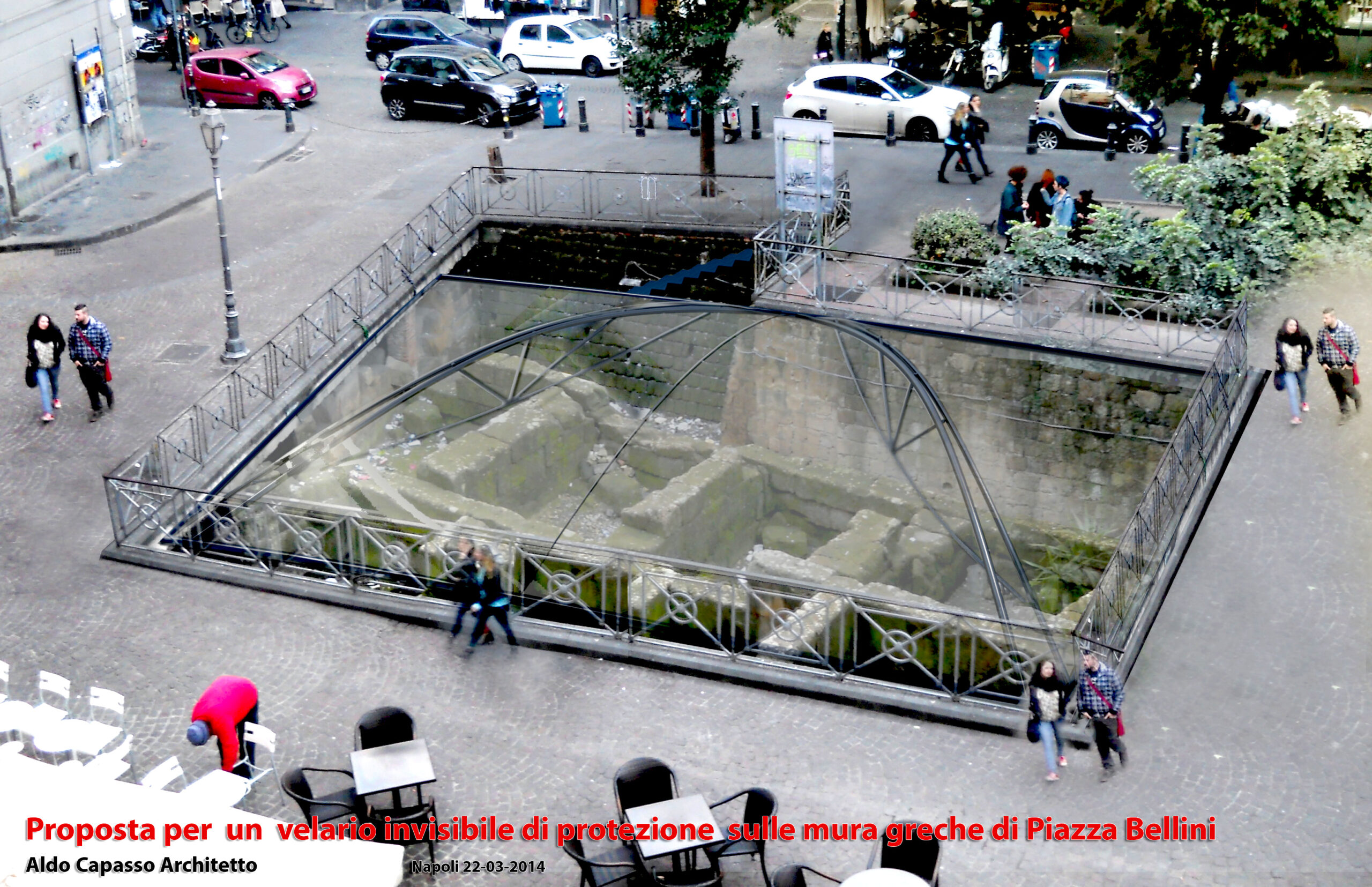 Al momento stai visualizzando Protezione degli scavi archeologici di Piazza Bellini
